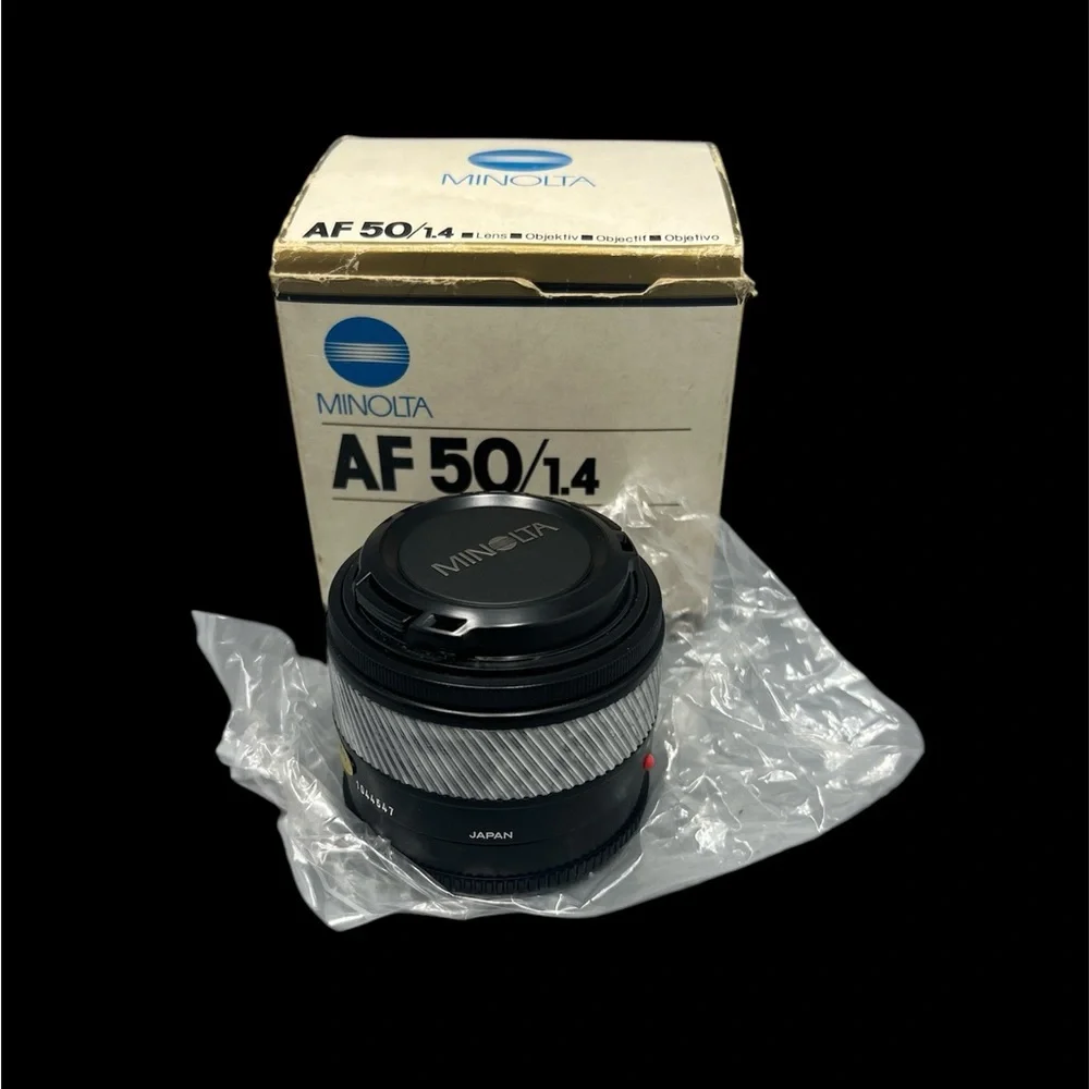 Minolta AF50MM 1.4 Lens With Original Box